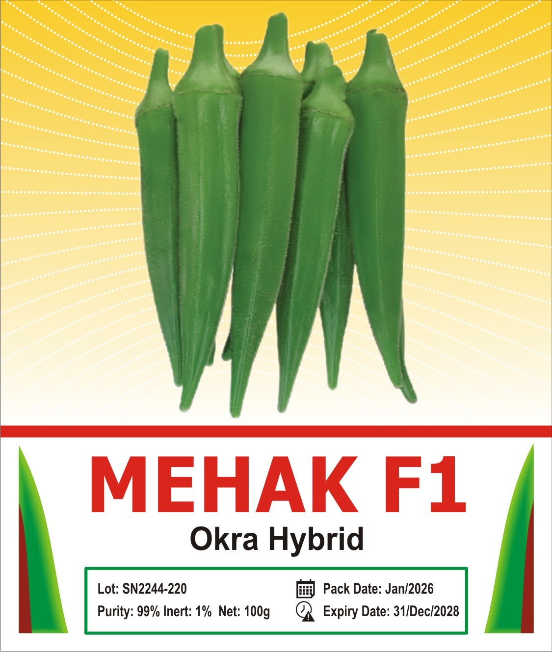 Mehak F1 Okra Seed